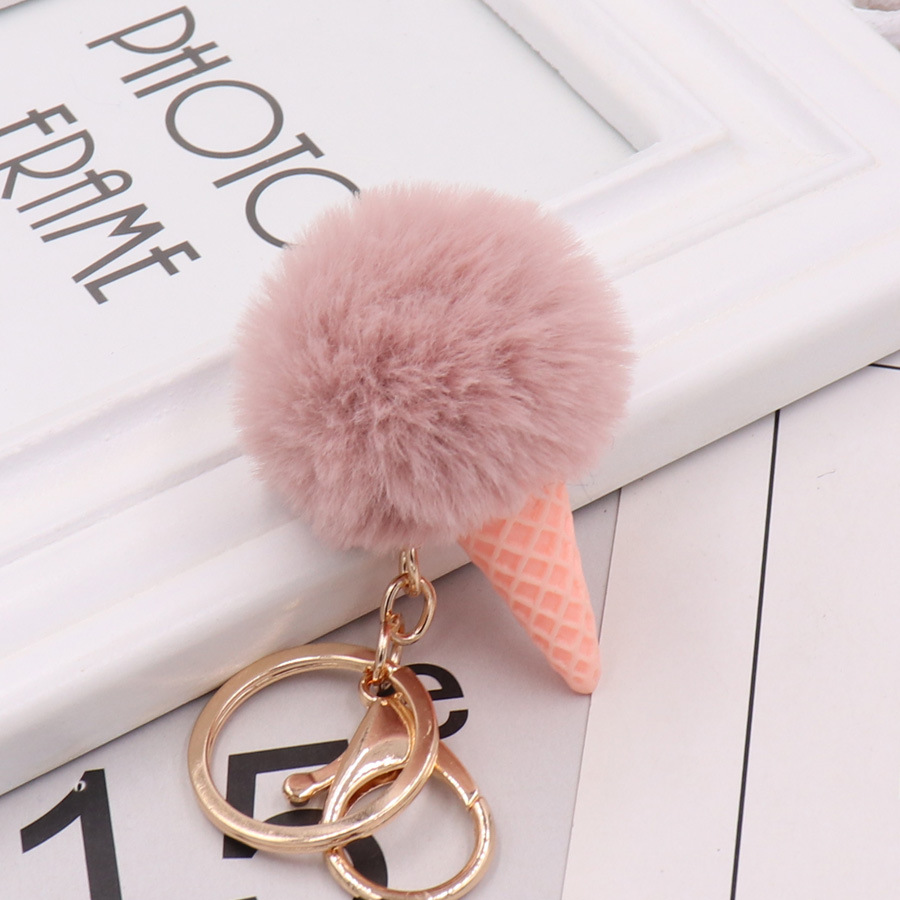 Puff Bal Key Chains Charms