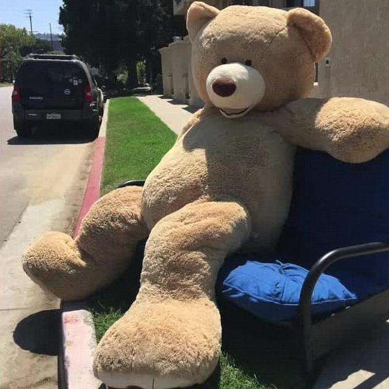 Wholesale Big Size American Teddy Bear Stuffed Animal Plush Toy Giant Huge Brown Teddy Bear Human Size