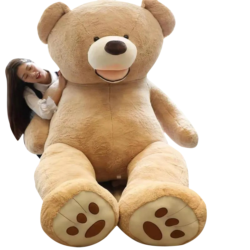 Wholesale Skin Plush Toy Super Soft High Quality Animal Doll Large Size Bear Skin Best Price Big Giant Teddy Bear