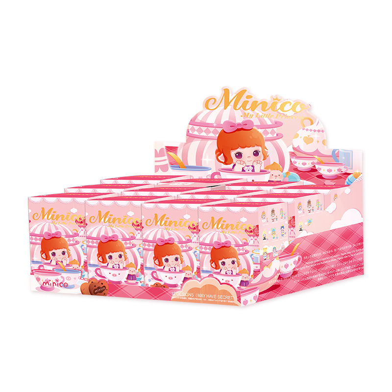 High Quality POOPMART MINICO My Little Princess Series Anime PVC Resin Blind Box Creative Toys Cute Sweetheart Gift for Unisex