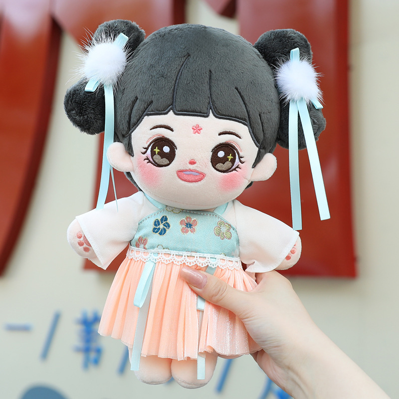 High Quality Plush Anime Game Figure Doll K-pop Plush Doll Design Custom Doll Character Plush Mascot With Removable Accessories