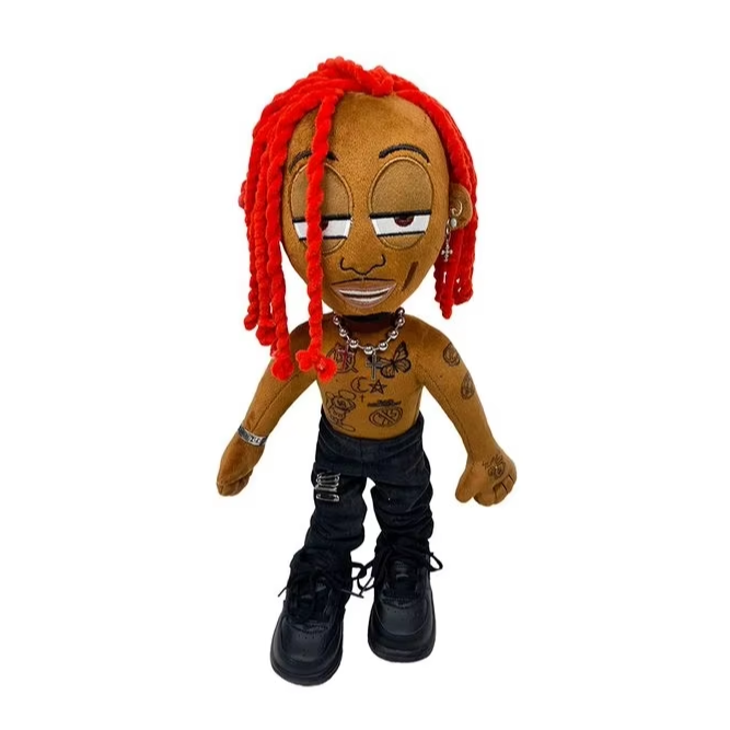 Custom Plush Doll Fashionable Game Character Plush Figure Doll Custom Anime Plushie Dolls Custom Rapper Plushies