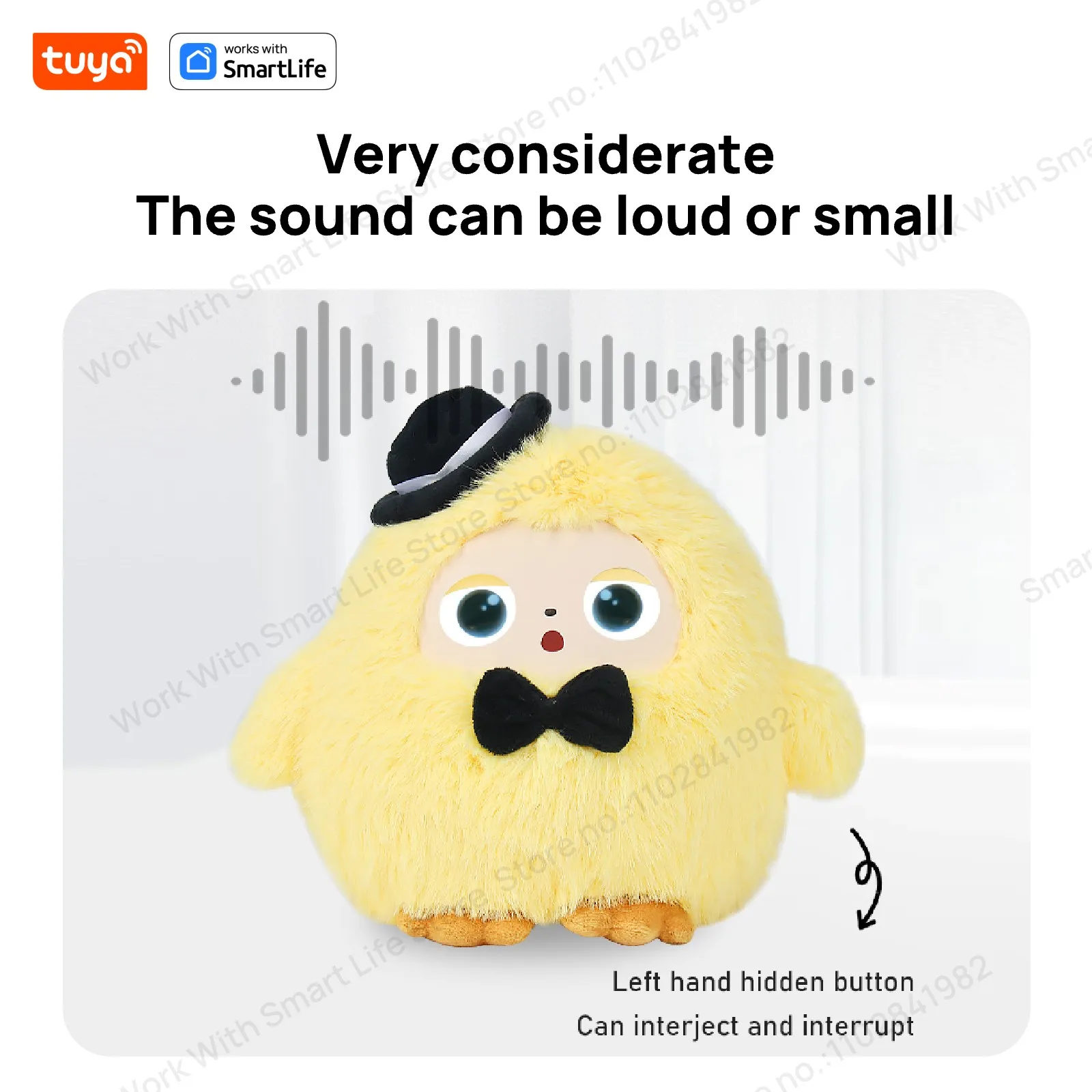 WIFI AI Talking Super Soft Cotton Vinyl Plush Toy Smart Interactive Companion Voice Recognition Learning Educational Doll