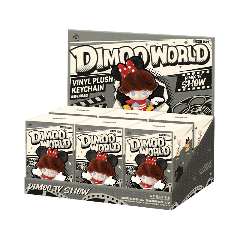 Dimoo World Vinyl Plush Keychain