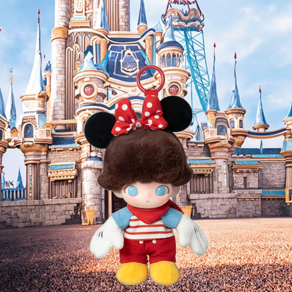 Wholesale MART Original Dimoo World Vinyl Plush Keychain Cute Cartoon Anime PVC Blind Box Doll 16CM Movie TV Unisex Original