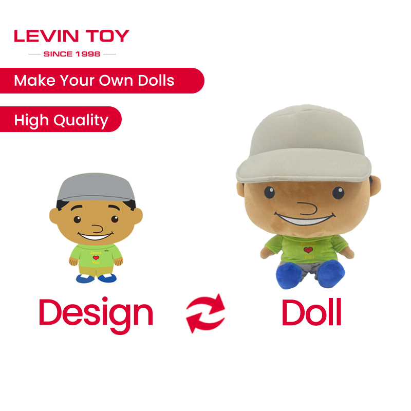 Custom Doll Plushies Cute Soft Plush Dolls Low MOQ 20cm Cartoon Handmade Plush Kpop Dolls