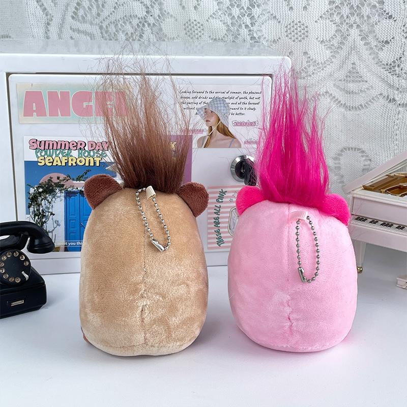 Wholesale Kawaii Capybara Plush Doll Keyring Purse Charm Adorable Animal Backpack Clip Stuffed Toy Gift Supplies