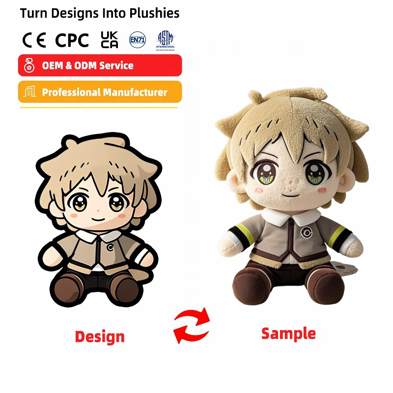 Cute Toy Stuffed Anime Plush Manufacturer Personalized Plush Toy Custom Plush Dolls