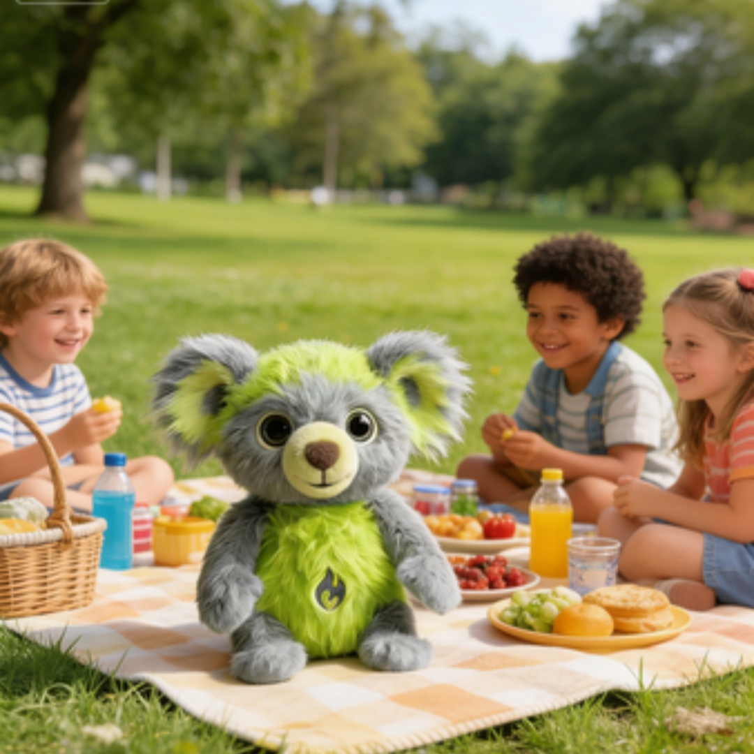 Eco Friendly Custom AI Smart Plush Toys Touch Response Talking Robot Stuffed Animal Soft Toys for Toddler Early Learning