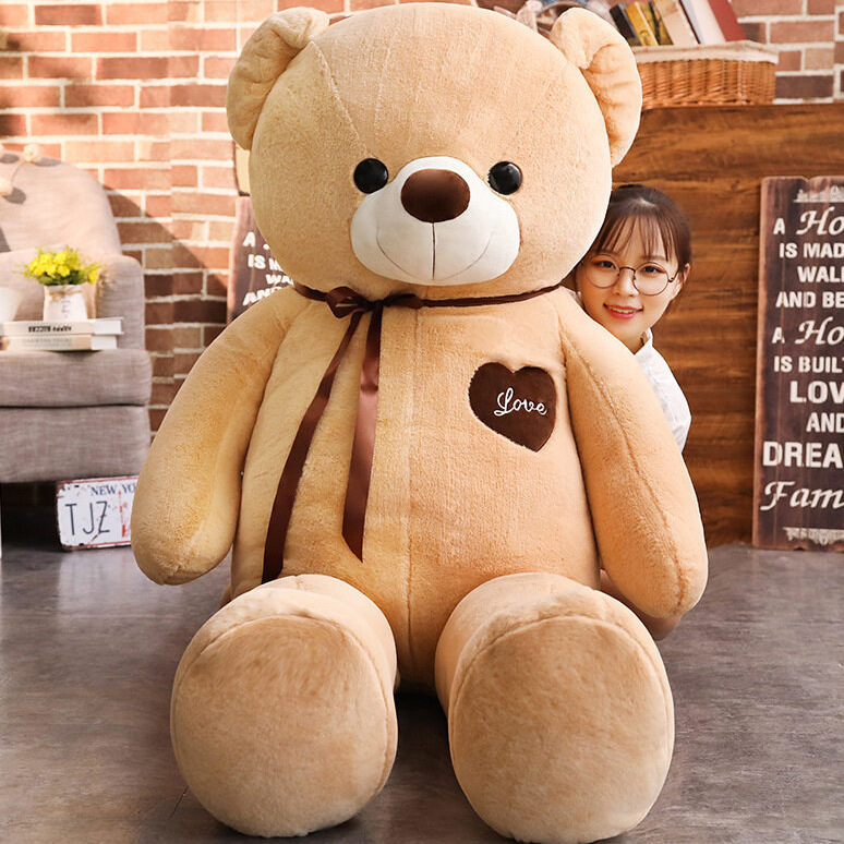 High Quality Cartoon Valentine'S Day Gift Cute Cuddle Bear Oversized Giant Bear Stuffed Animal Toy Big Teddy Bear Doll Gift