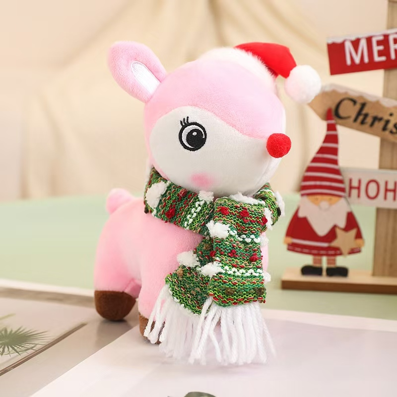 Adorable Holiday Plush Deer Toy for Festive Cheer