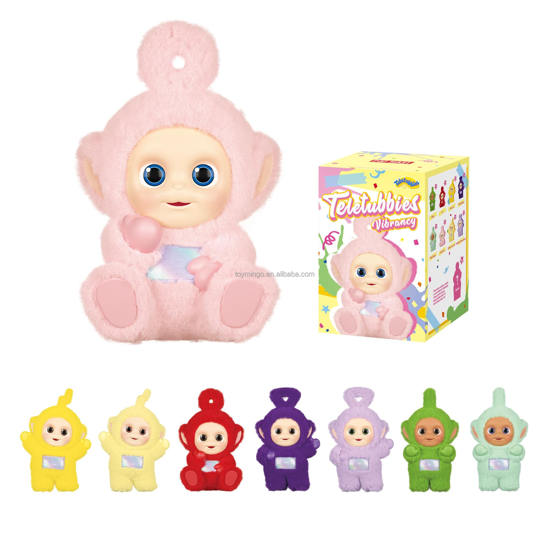 Hot Sale pop Mart Tele Tubbies Vibrancy Series PVC Blind Box 1/8 Scale Vinyl Plush Doll Made Anime Figure Gift Boys Original