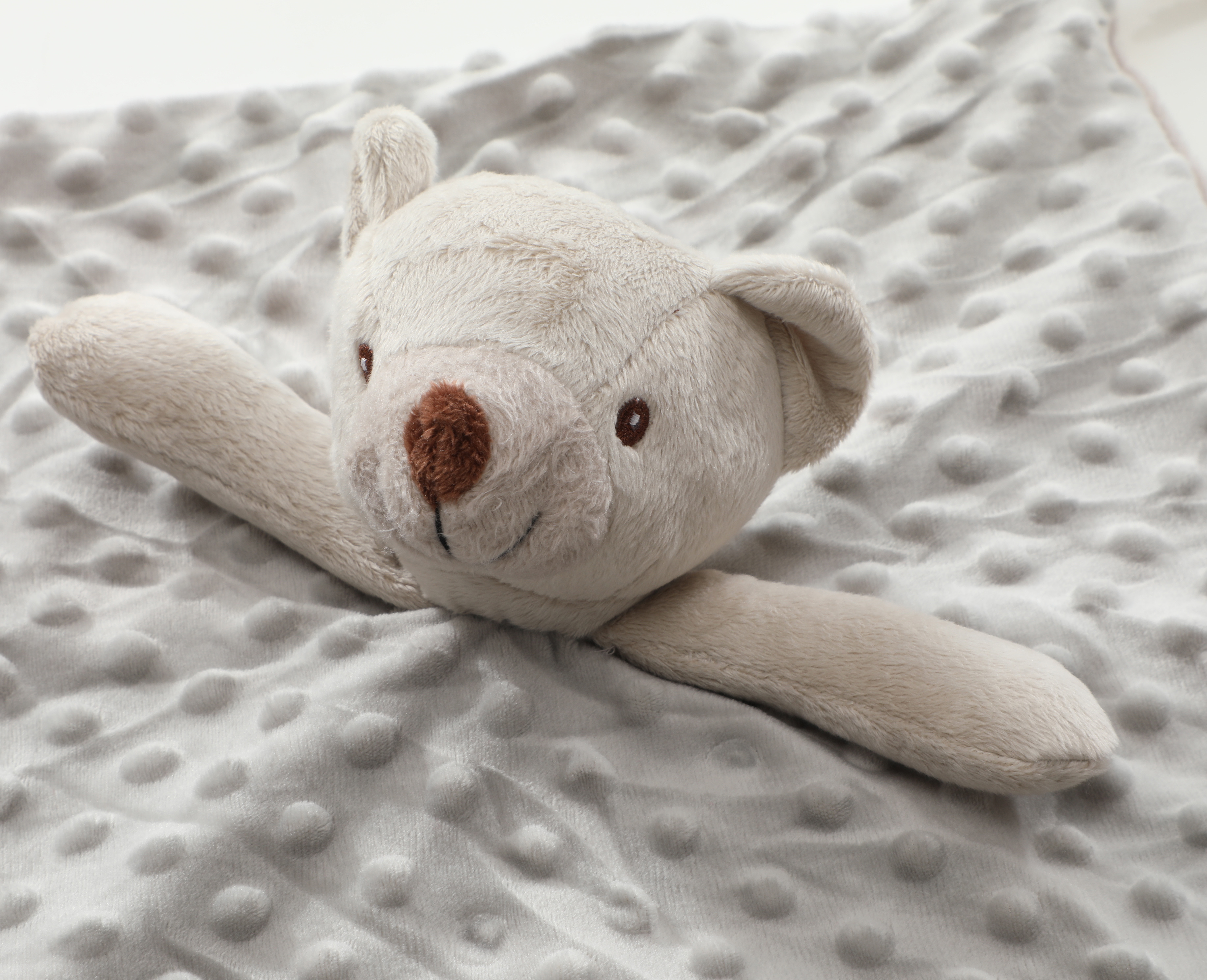 100% Polyester Cashmere Polar Fleece Minky Dot Security Blanket Kid's Animal Babie's Baby Blanket