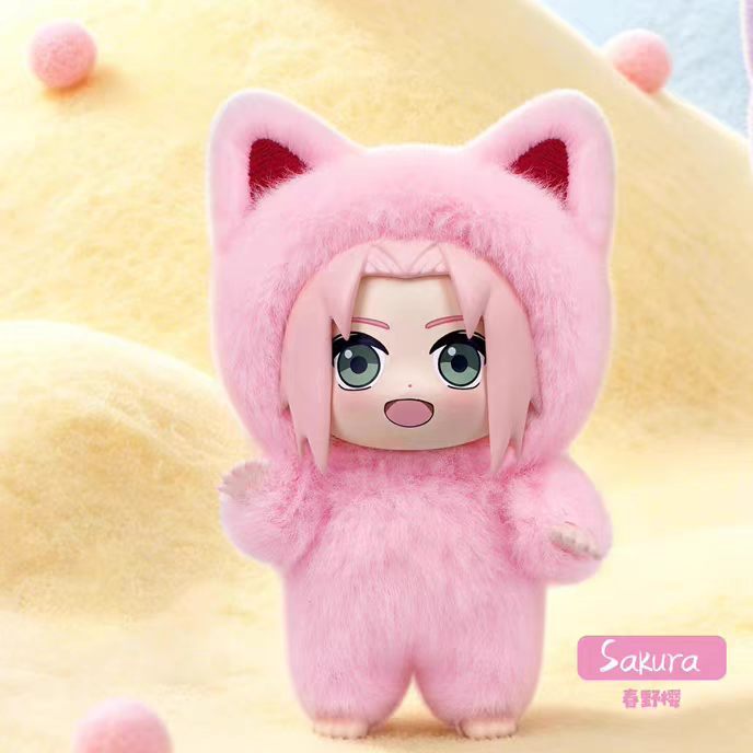 For Frozen Cat Ear Collection Japan Anime Plush Blind Box-Kawaii Cosplay Collectible Plush Toy Room Decor