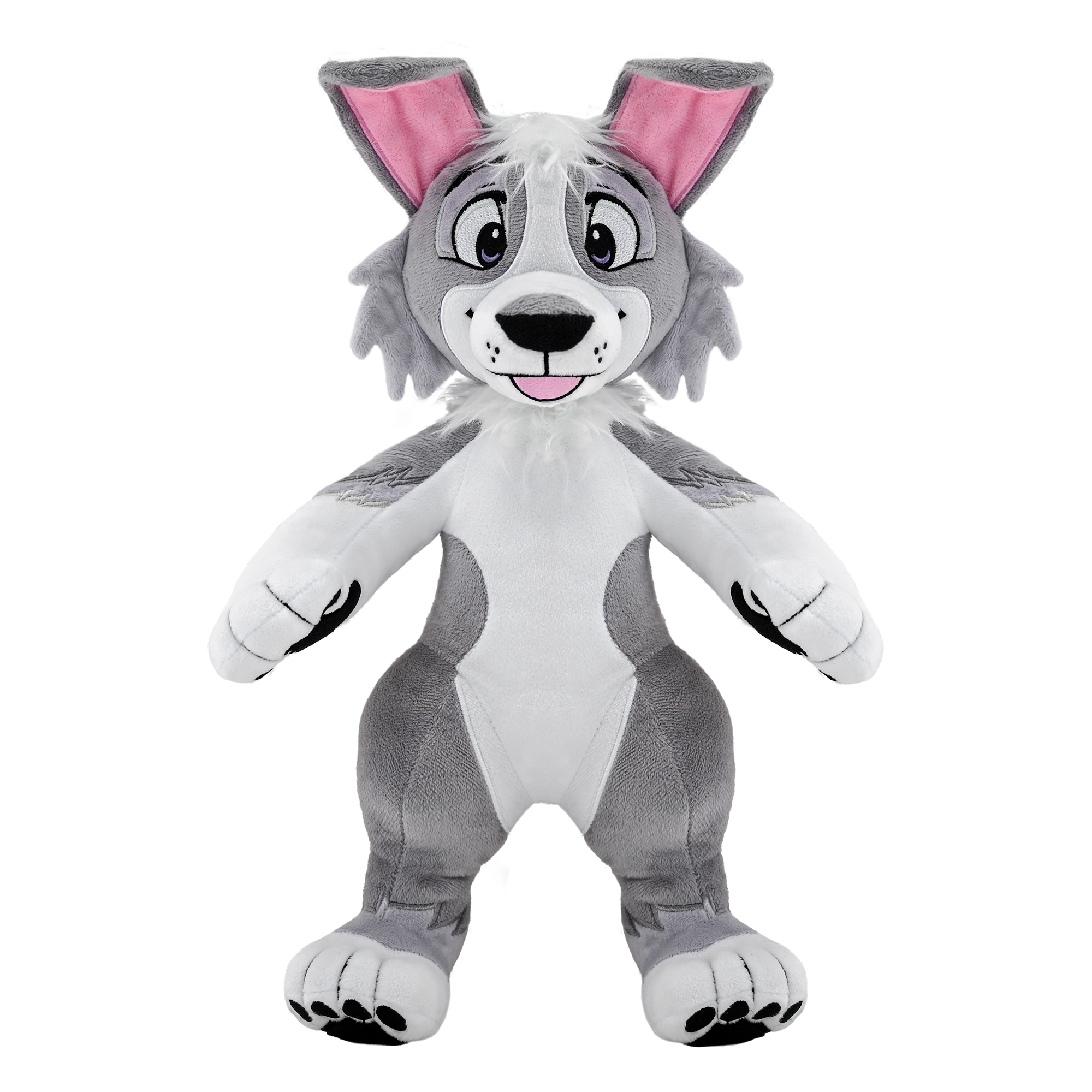 Fursona Furry Wolf Stuffed Animal Anime Movie Character Figure Plush Toys Customized Company Mascot Plushies
