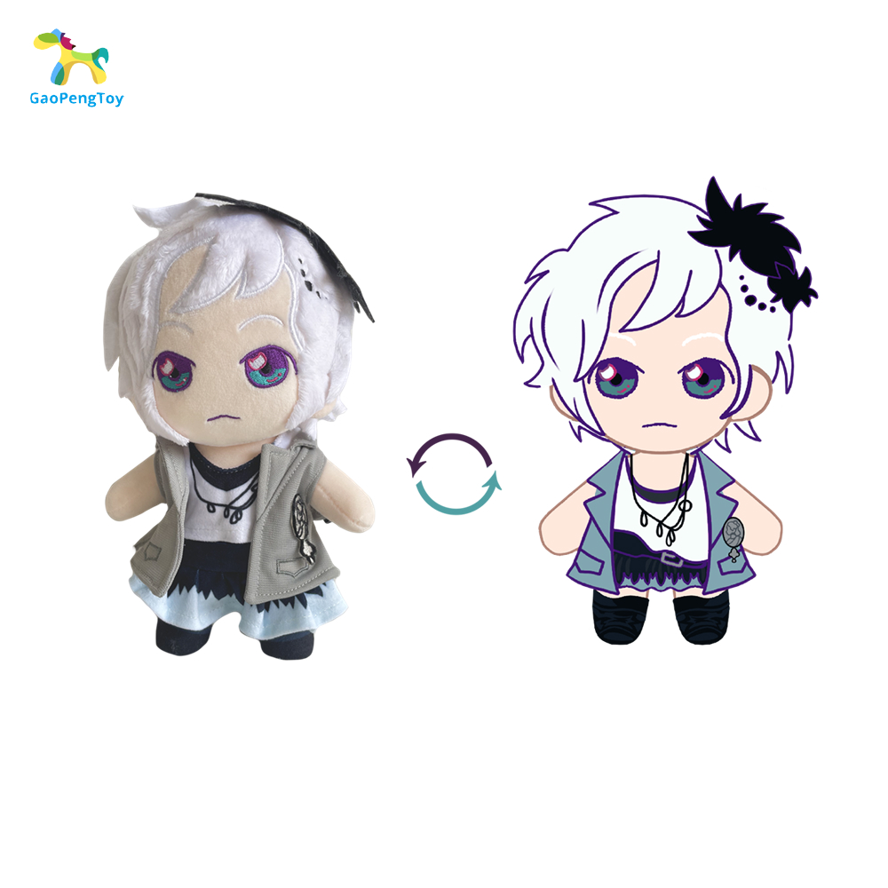OEM ODM Most Popular Game Character Anime Character Figure Korean Star Plush Dolls Plush Toys and Dolls for Original Artis