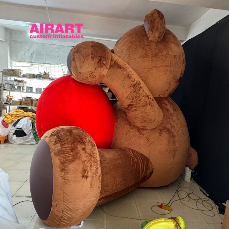 Giant Plush Teddy Bear for Adults for Wedding Anniversary Decoration with Customizable Logo