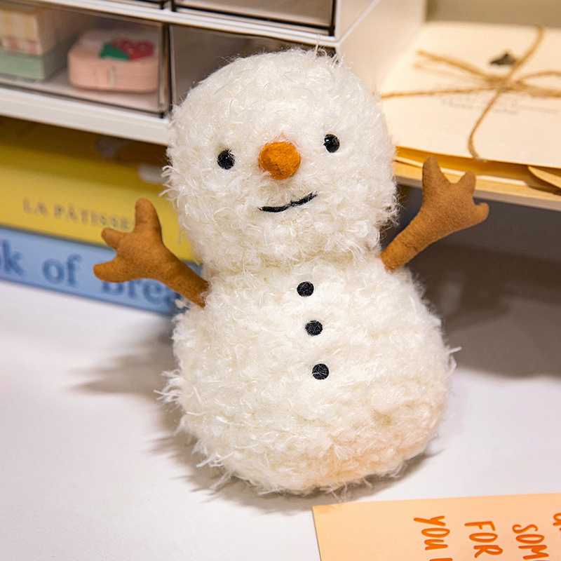 Wholesale Price OEM Manufacturer Yiwu Market Personalized Super Soft Festive Toys Stuffed Penguin Snowman Santa Claus Plush Christmas Fabric Dolls Factory