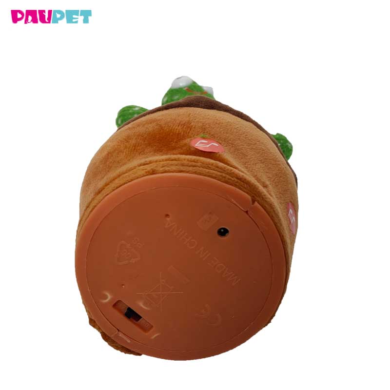 New Arrival Hot Selling Sing Plush Interactive Cactus Cat Dog Toy