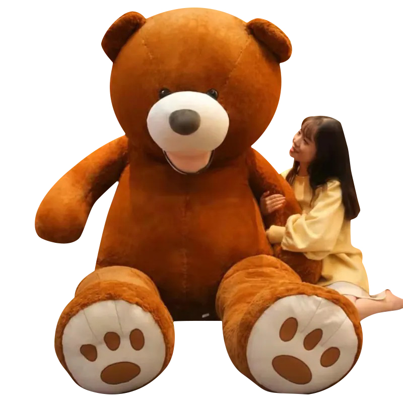 Wholesale Skin Plush Toy Super Soft High Quality Animal Doll Large Size Bear Skin Best Price Big Giant Teddy Bear