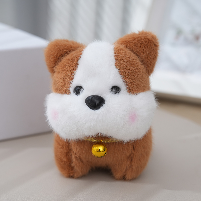 Peluche Cute Anime Plush Dog Keychain Plushie Mini Cute Cartoon Kawaii Dog Puppy Plush Keychains Toys Stuffed Animals Plush Toys