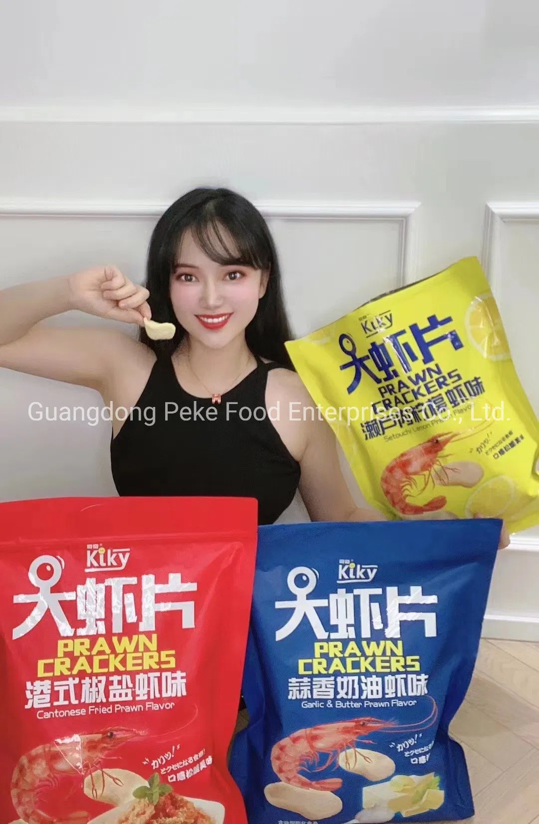 200g-285g Snacks de Camarão Snacks em Forma de Bugle Snacks Ovais Snacks em Forma de Triângulo Snacks em Forma de Bastão com Embalagem em Grande Quantidade