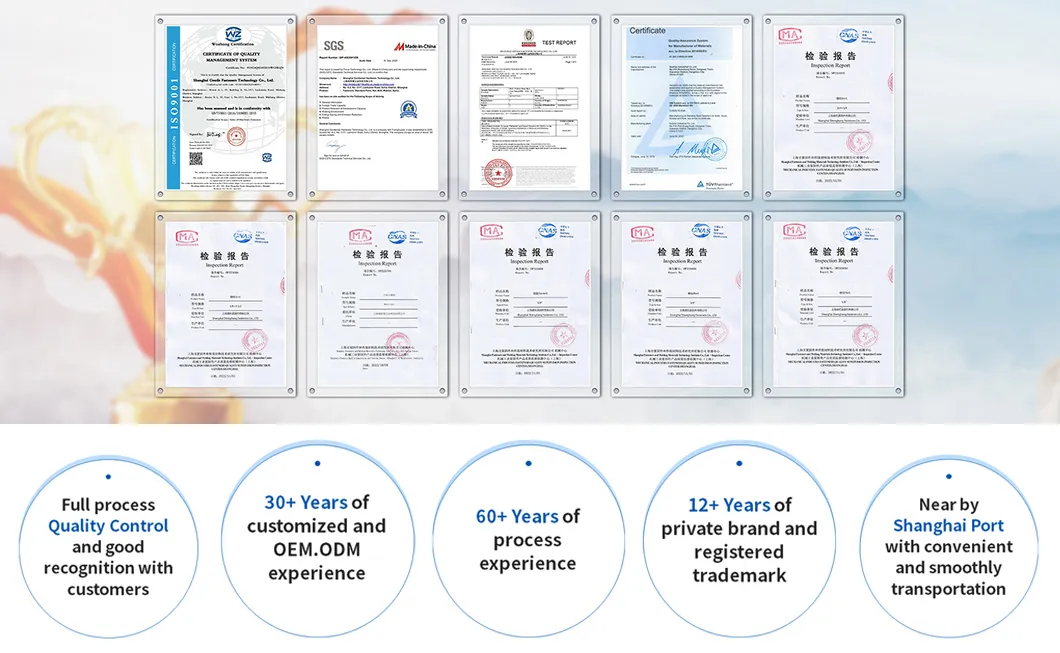 Certificações de Qualidade TUV e ISO9001