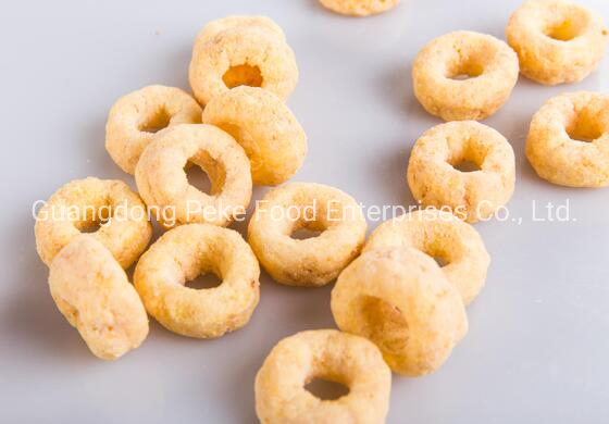 Bolas de Milho Assadas Anéis de Milho Palitos de Milho Snacks Extrudados com Baixo Fat,100% Não Frito, Snacks Mais Saudáveis com Embalagem de Tubo em Saco a Granel (Certificações HACCP/BRC/ISO/HALAL/FDA)