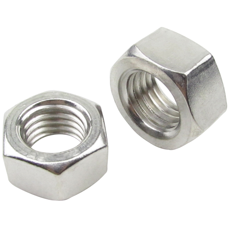 Parafuso de Alta Qualidade DIN934 Porca Hexagonal SS304 SS316 Porca Hexagonal de Aço Inoxidável