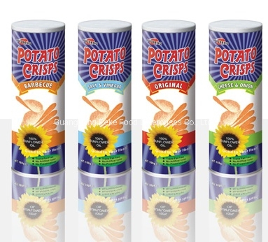Óleo de girassol com chips de grão-de-bico, chips de lentilha, chips de cereal, chips de tortilla (Halal/BRC/HACCP/ISO) com menor teor de gordura saturada como um lanche substancial