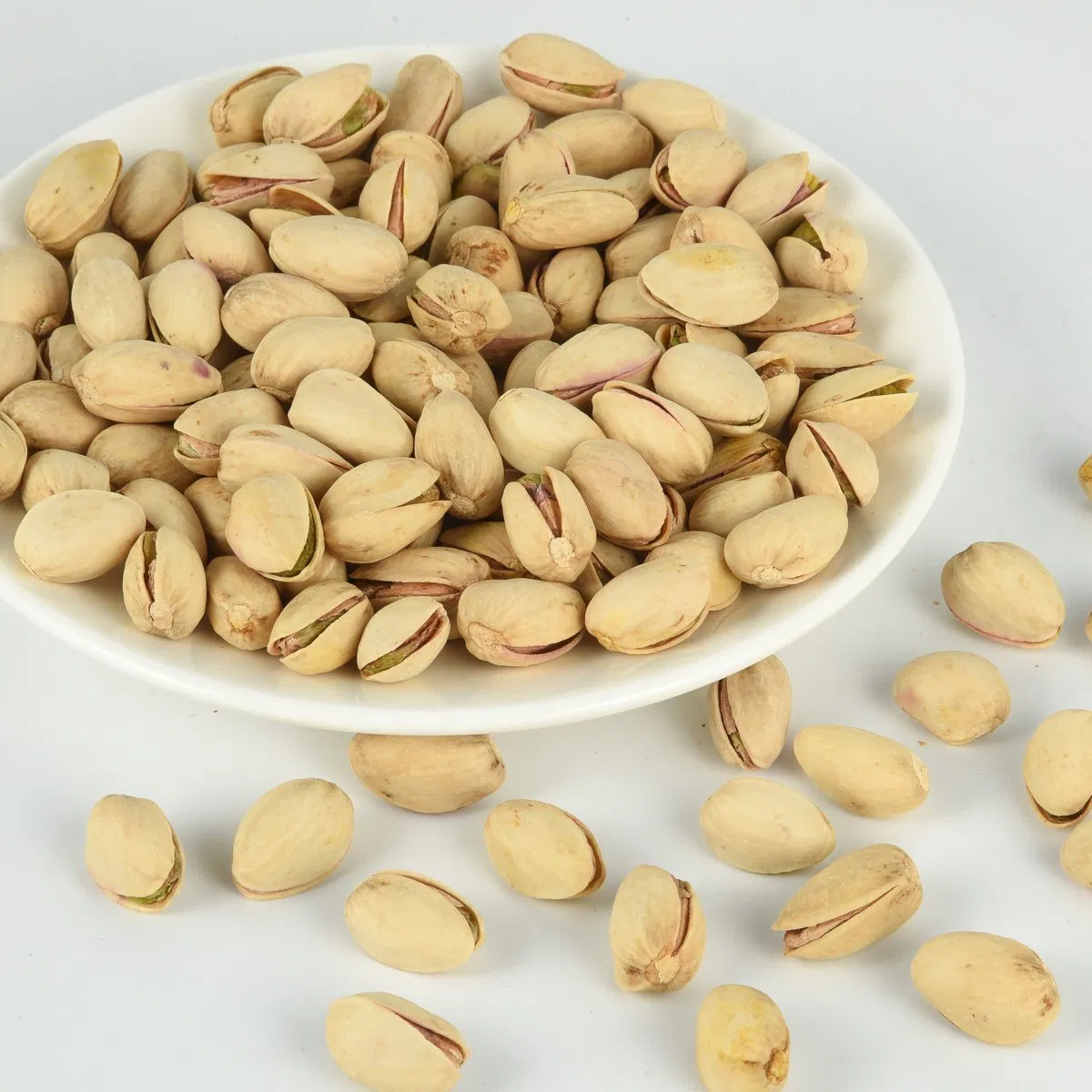 Pistache cru orgânico rico em nutrientes saudáveis
