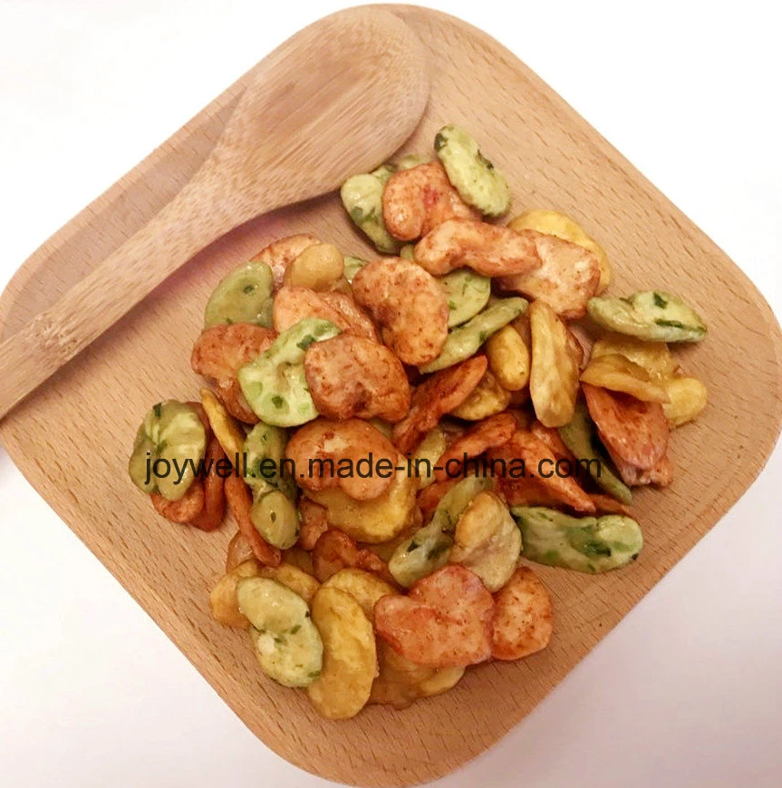 Curry de Algas Marinhas Sabor Camarão Chips de Fava de Feijão Broad Snacks Certificado Kosher Halal