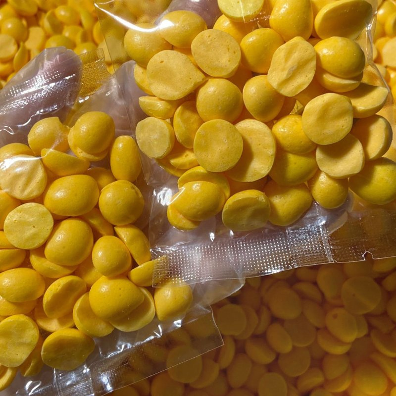Pet Petisco Artesanal Leite de Cabra Gema de Ovo Feijão Derretido Snack