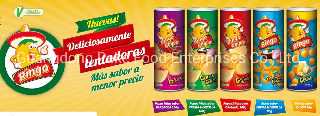 60g Snacks de Lata Bolas de Queijo Anéis de Frango Anéis Super Bolas Chill Palitos de Wasabi Palitos de Queijo, Tamanho do Varejista com Designs Atraentes (Design Grátis)