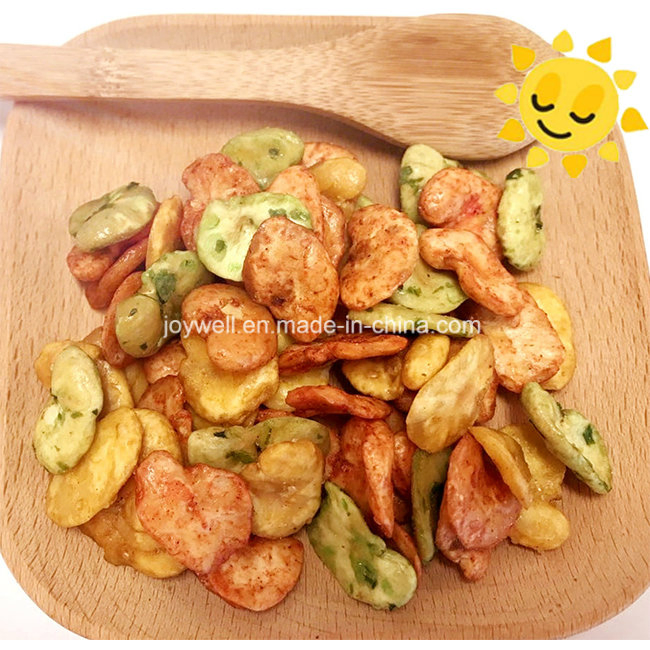 Chips de Fava de Feijão Broad Bean de Alta Qualidade Misturados Torrados de Diferentes Cores Lanches de Lazer