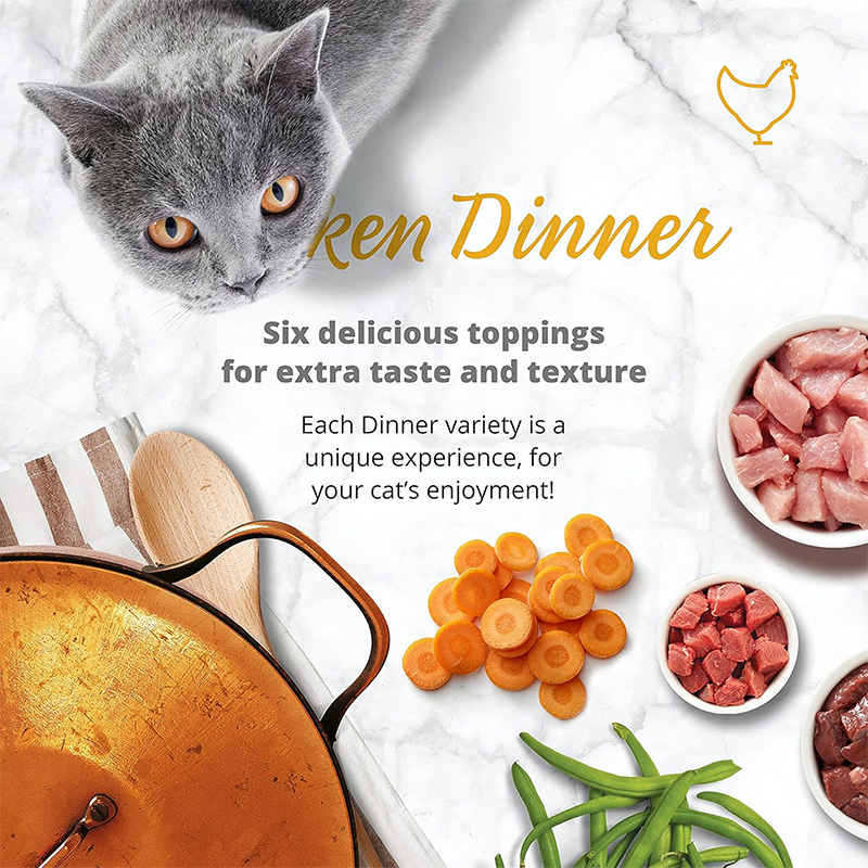 Snacks Úmidos para Gatos de Tilápia e Vagens Direto da Fábrica