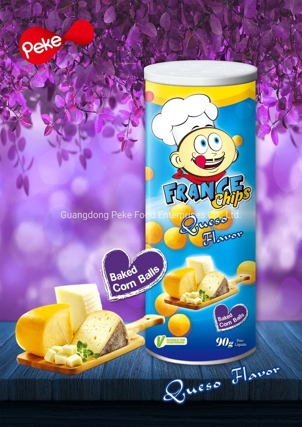80g/60g Snacks de Milho Assados Peke Brand Bolas de Milho Anéis de Milho Snacks Mais Saudáveis (NÃO FRITOS) com Baixo Teor de Gordura, Colesterol e Livre de Gordura Trans Todos, em Natural, Halal