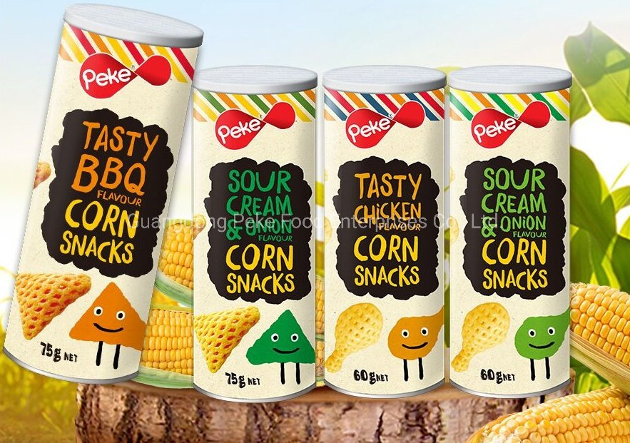 Alimentos Mercearia FMCG Lanches Snacks de Milho Extrudados Lanches Mais Saudáveis Palitos de Milho