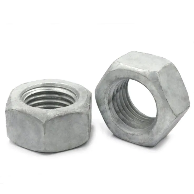 Porca Hexagonal ASTM A194 Gr 2h Porca de Travamento HDG com Cera Azul