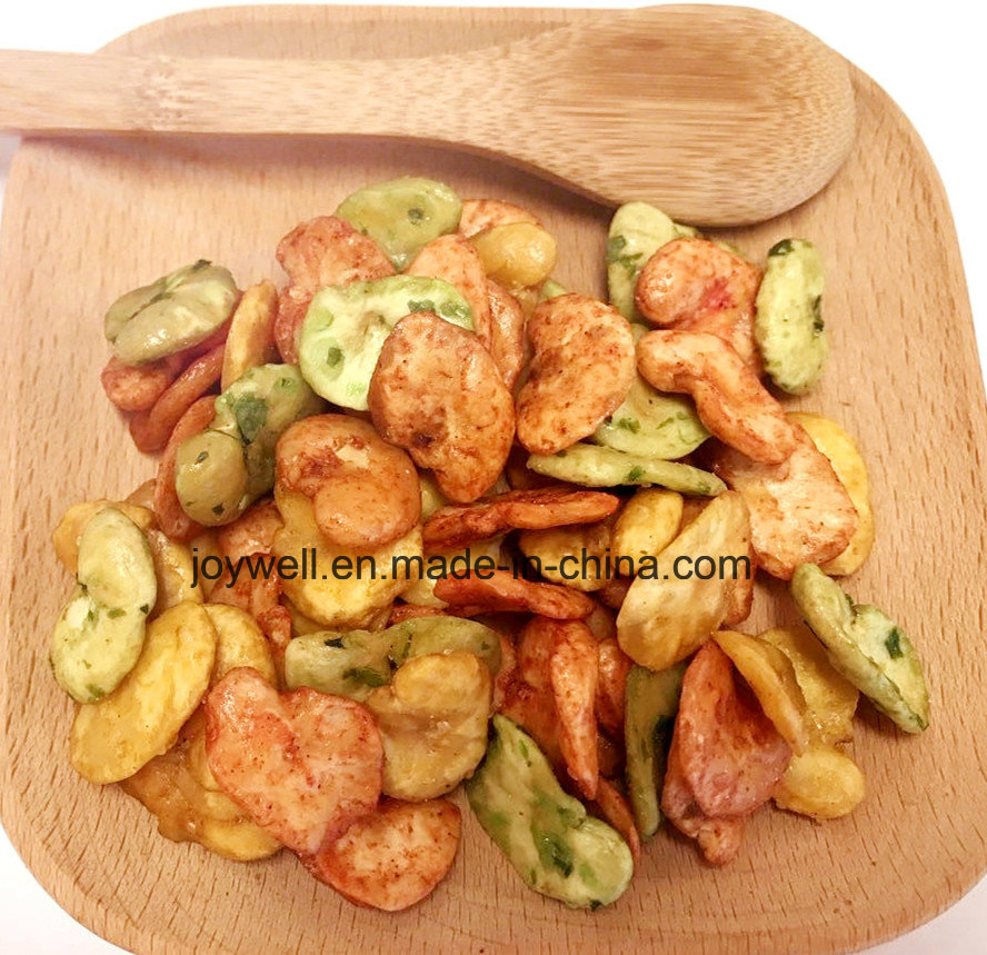 Curry de Algas Marinhas Sabor Camarão Chips de Fava de Feijão Broad Snacks Certificado Kosher Halal