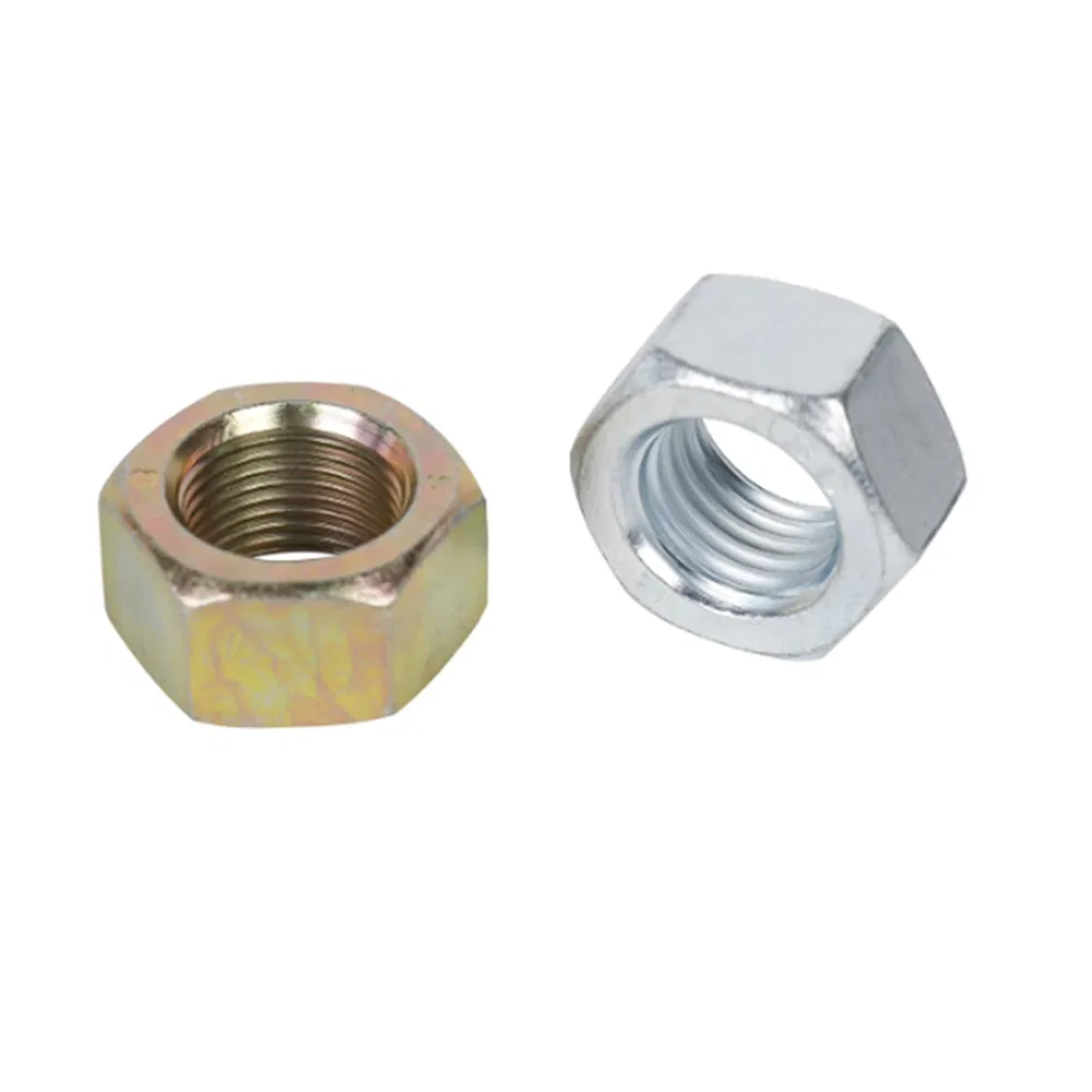 Aço Carbono M8 M10 M16 Grau 4.8 8.8 10.9 12.9 DIN 934 Porca Hexagonal