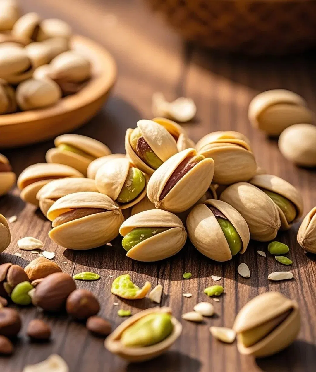 Roasted Pistachios in Shell with Delicious Taste