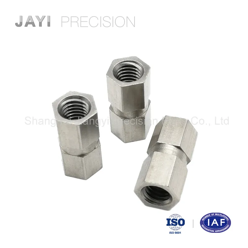 Porca de Capô Hexagonal Métrica de Plástico para Máquina CNC, DIN1587 M6 Porca de Capô Peek