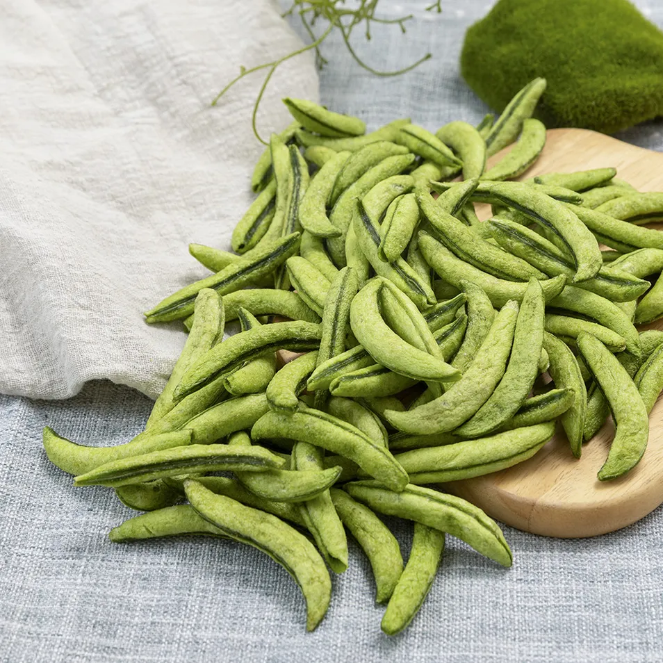 Petiscos de Ervilhas Doces com Aroma de Feijão para Estímulo do Apetite