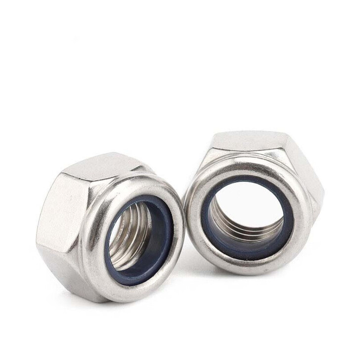 Porca de Aço Inoxidável 304 de Nylon Antifuga