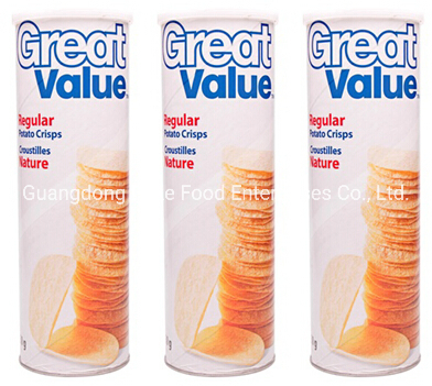 Batatas fritas Great Value em lata (padrão premium com qualquer tamanho)
