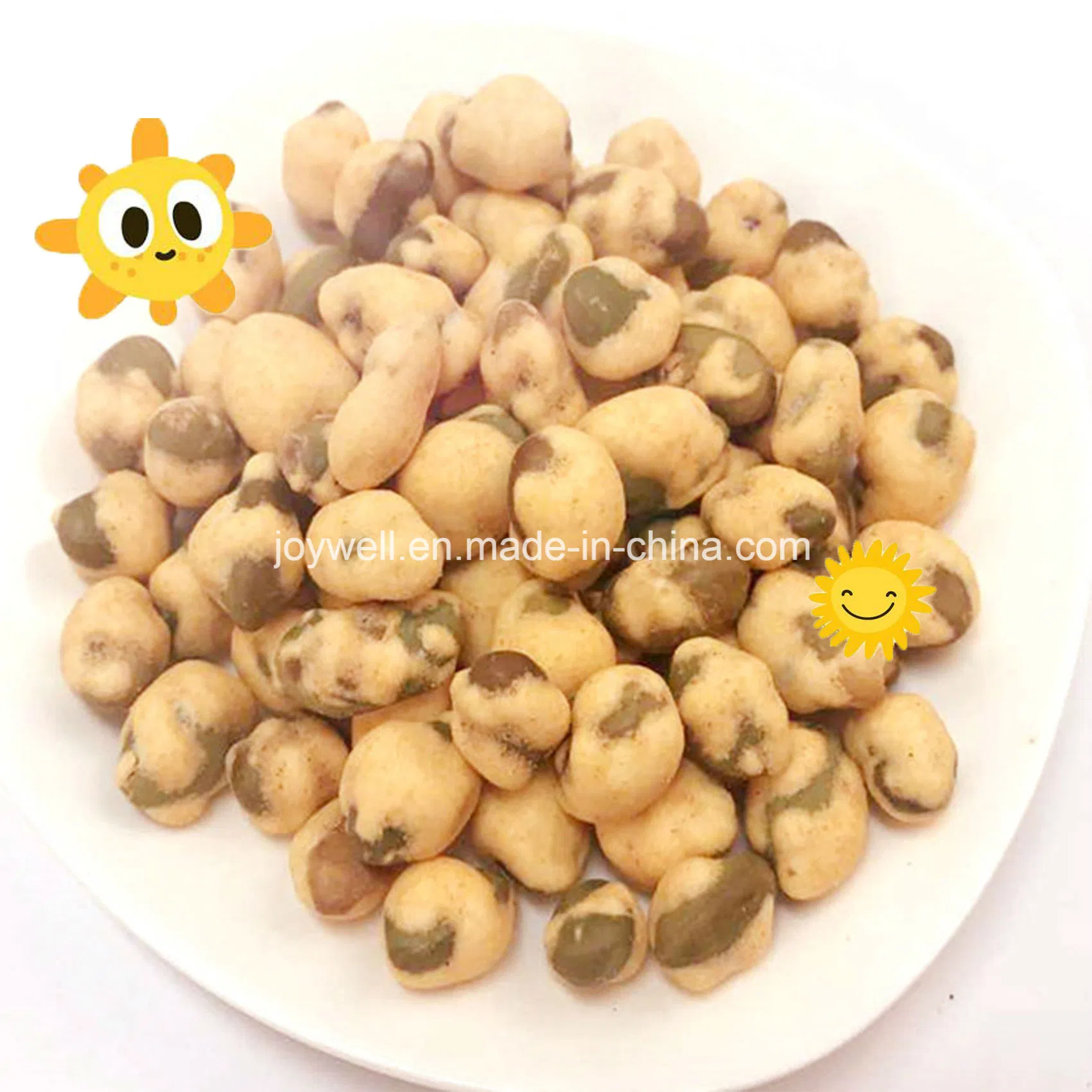 Snacks saudáveis de edamame natural de alta qualidade com sabor de churrasco assado