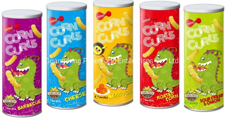 80g/60g Snacks de Milho Assados Peke Brand Bolas de Milho Anéis de Milho Snacks Mais Saudáveis (NÃO FRITOS) com Baixo Teor de Gordura, Colesterol e Livre de Gordura Trans Todos, em Natural, Halal