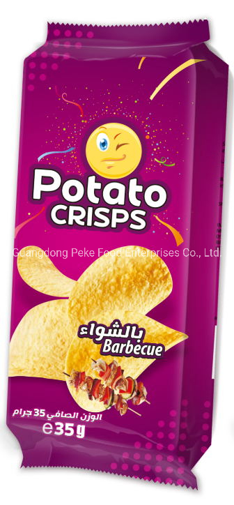 35g Batata Frita (Embalagem fácil para lanche) , Boa venda no mercado árabe e africano. Rápido e crocante, totalmente halal, exatamente como os muçulmanos exigem
