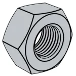 Porca Hexagonal de Aço Inoxidável Pesada GB T 33943 - 2017